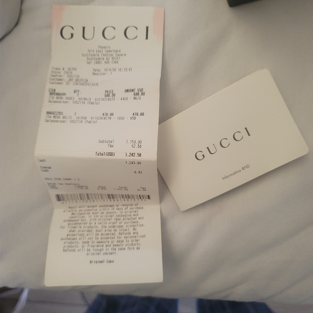 Brand New Gucci Sneakers - Picture 7 of 7